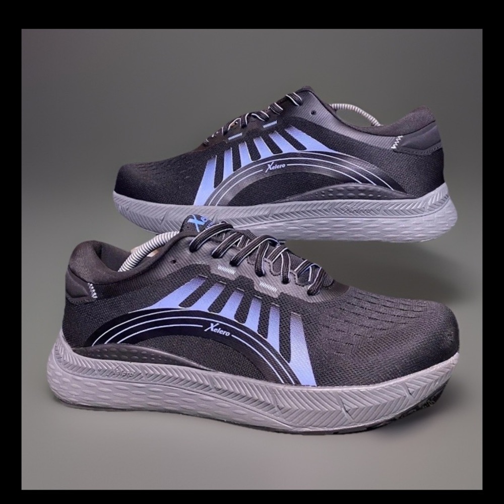 ⬛️🟪US 10.5-XELERO “Steadfast II Black/Violet" X92408 Men’s X2 Tech Run W12
